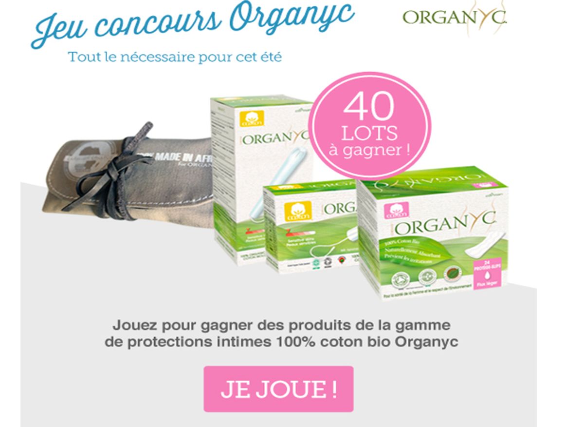 Gagnez vos protections intimes bio Organyc ! - FemininBio