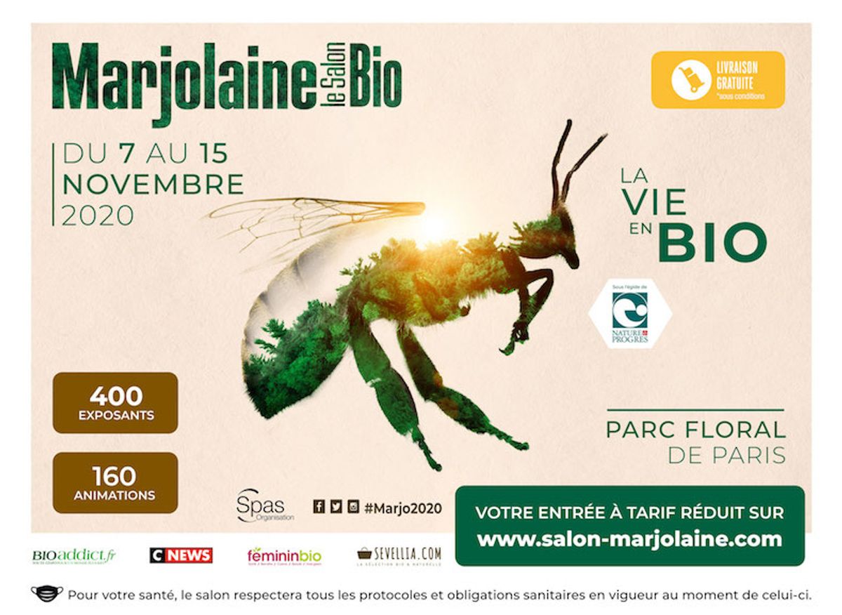 Salon Marjolaine 2020 : vos entrées à tarif réduit ! - FemininBio