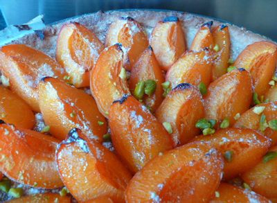 La tarte sablée aux abricots