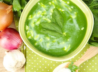 soupe legume épinard recette 