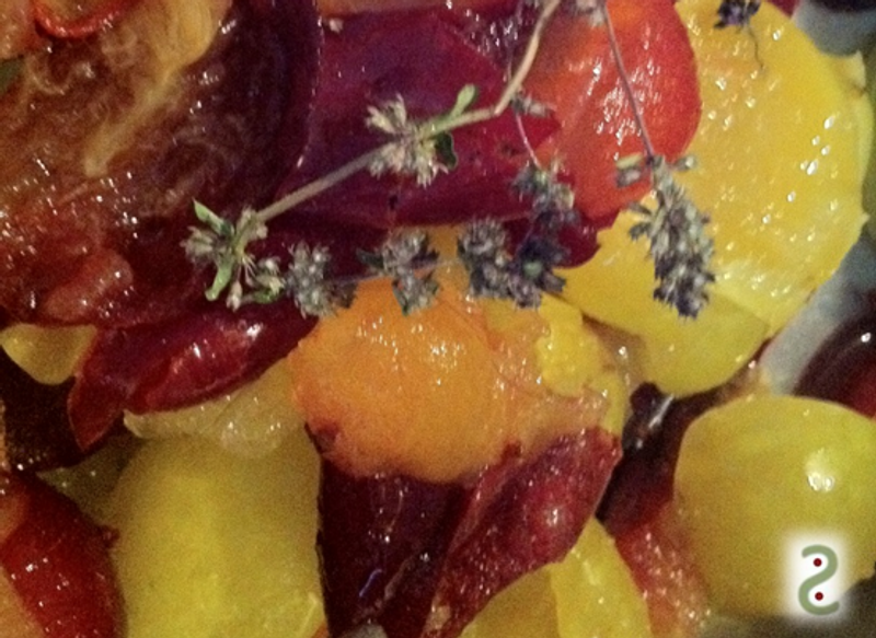 Compotée de prunes au miel et thym FemininBio