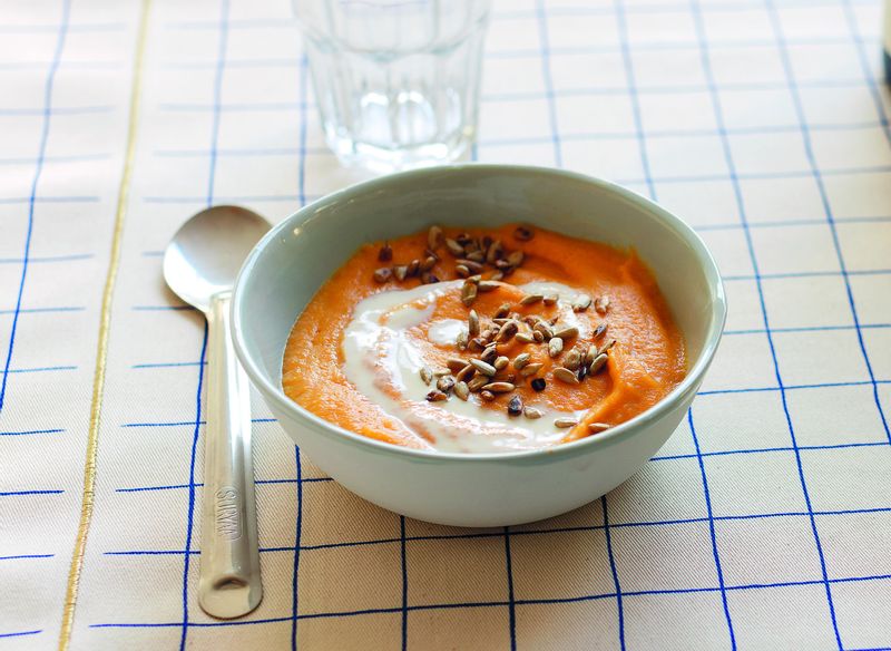 Soupe de carotte au lait de coco - FemininBio