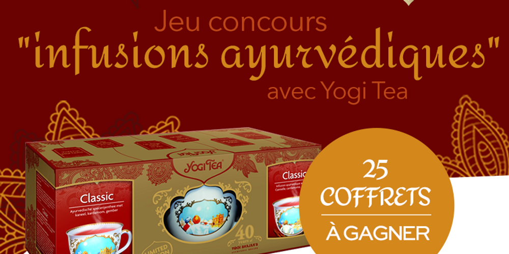 Concours KaffeKapslen - Gagnez votre coffret sélection de Yogi Tea