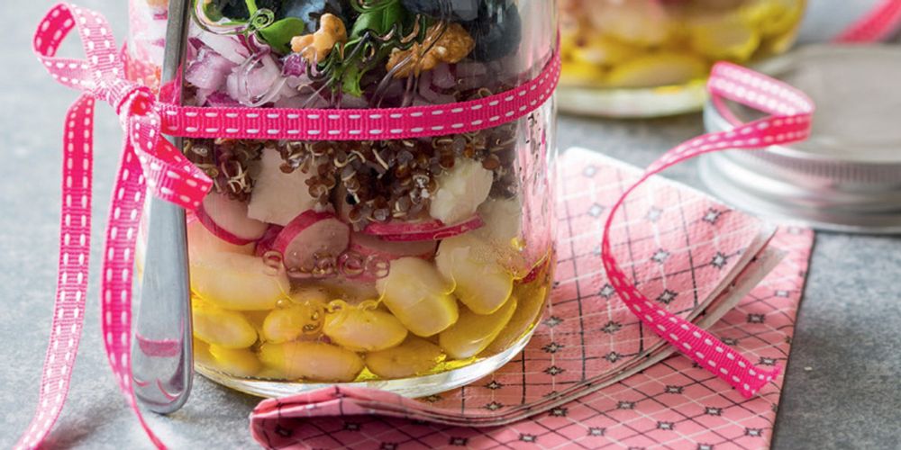 Les Cuisinautes - Salade en bocal : pour une lunch box saine et rapide à  préparer