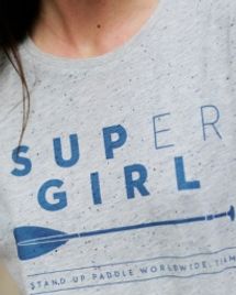 super girl SUP