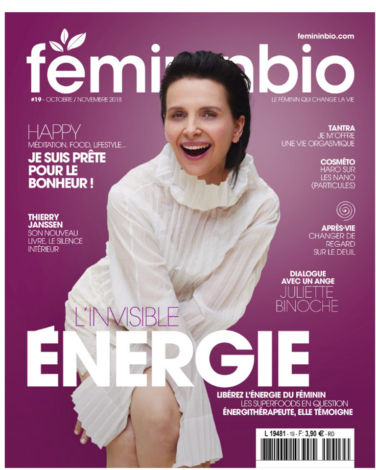 Femininbio magazine 19 juliette binoche octobre novembre 2018