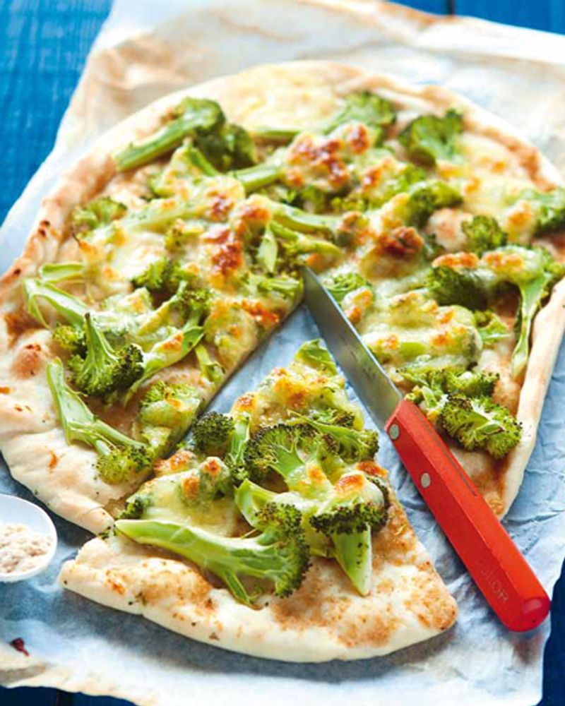 pizza brocoli