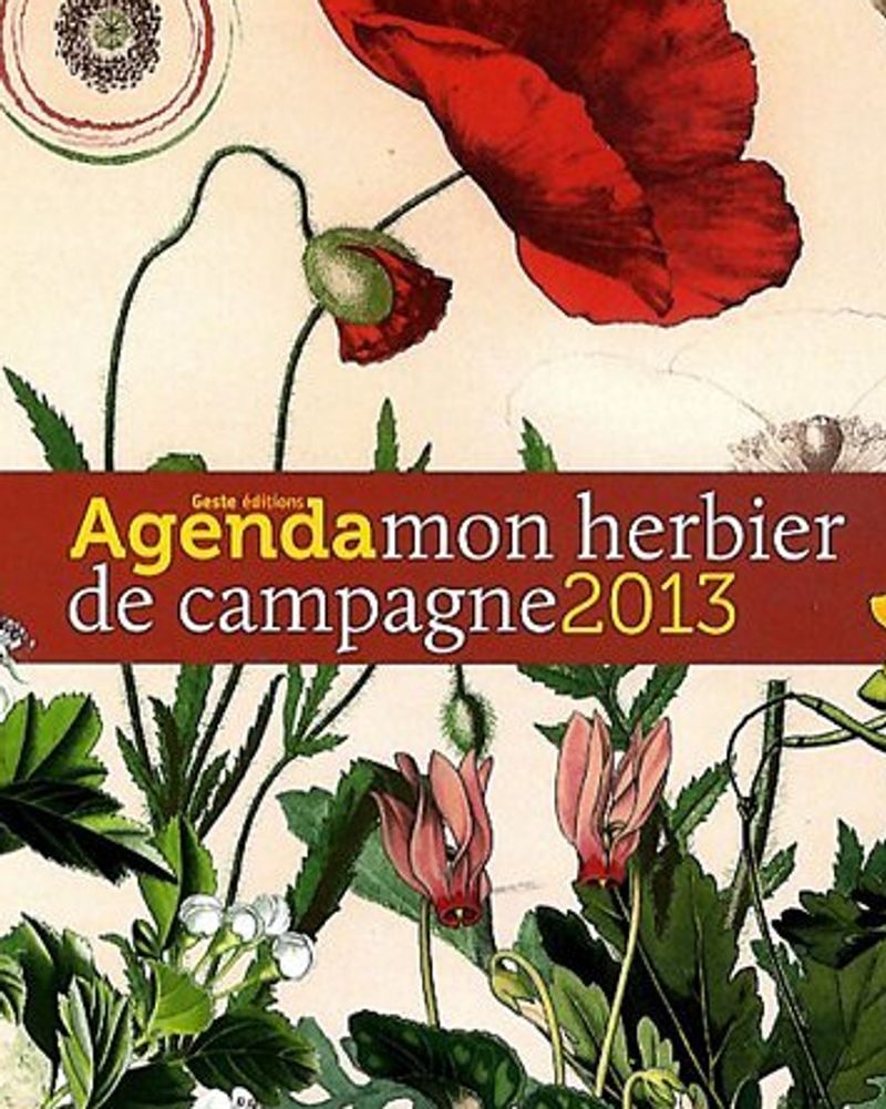 agenda mon herbier de campagne 2013