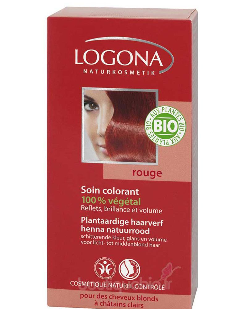 Le soin coloration végétal rouge de Logona