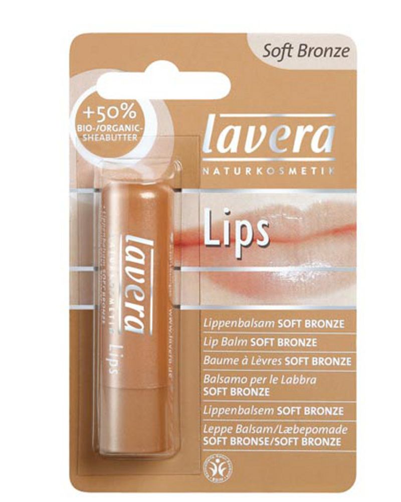 Le baume lèvres bio coloré bronze de Lavera