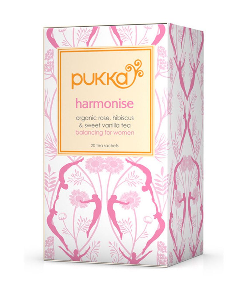 L'infusion Harmonie rose hibiscus de Pukka