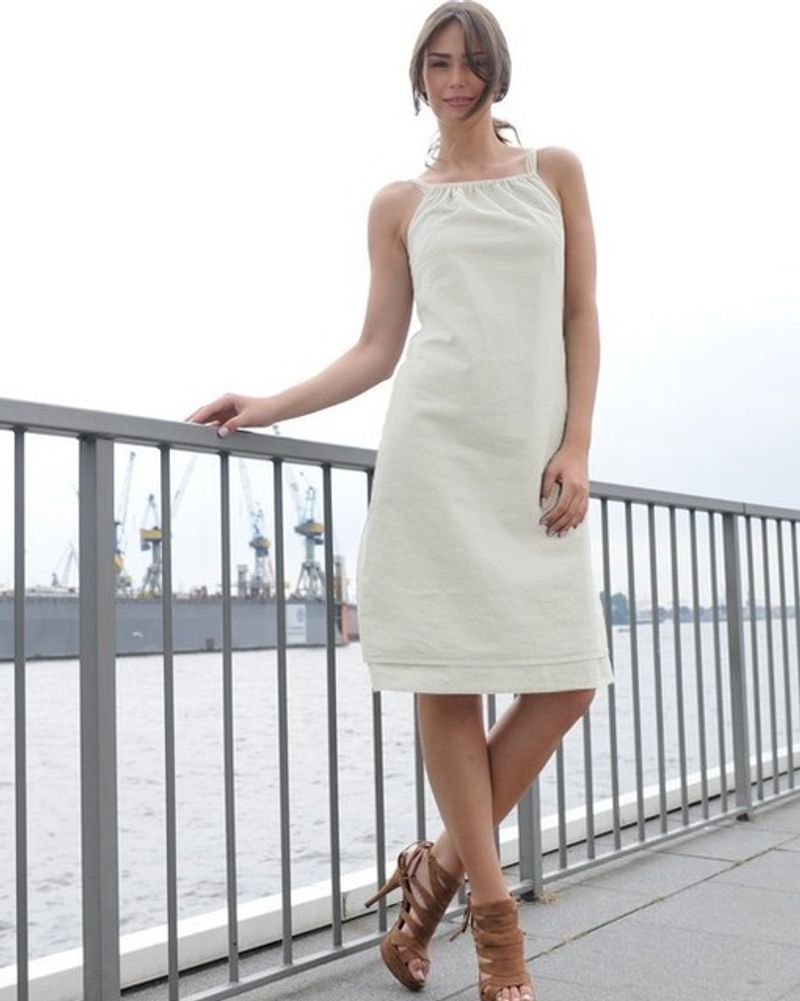 robe blanche chanvre filabio 