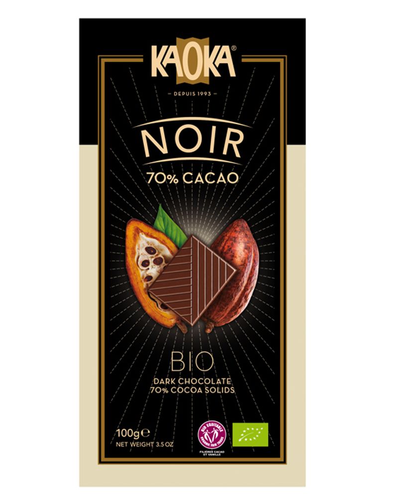 Chocolat noir Kaoka 