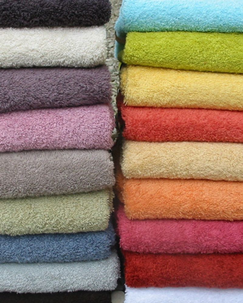 Lot de 2 serviettes de toilette coton bio 16 coloris