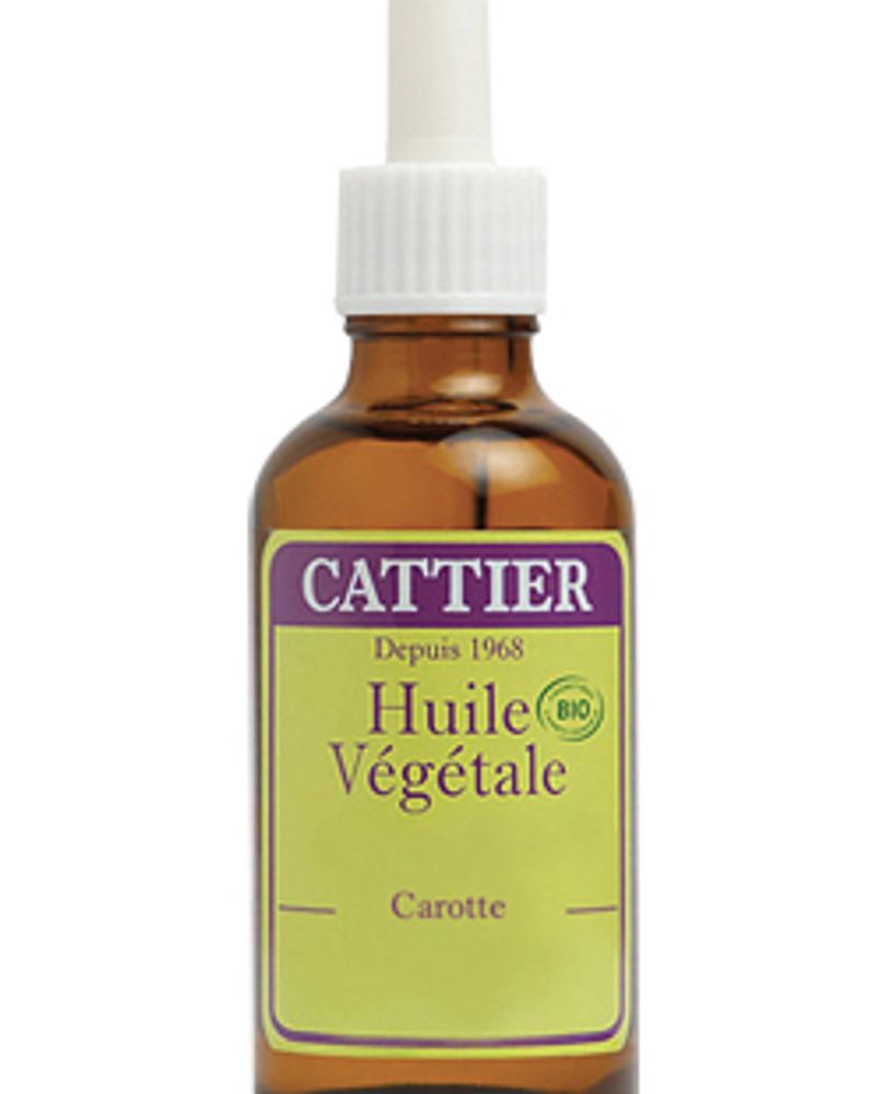 Cattier huile végétale de carotte bronzage