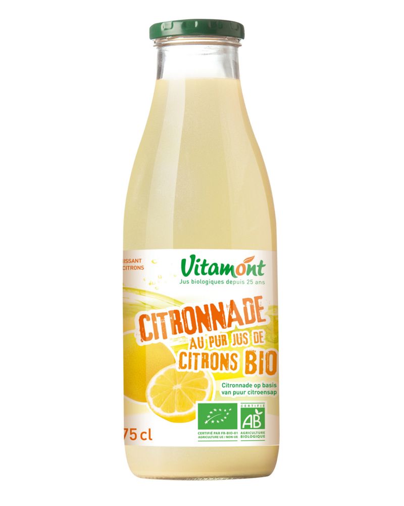 Citronnade - Vitamont - pur jus de citron