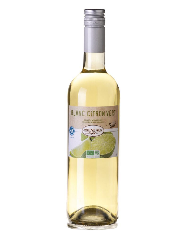 Vin aromatisé bio au citron vert - MAISON MENEAU
