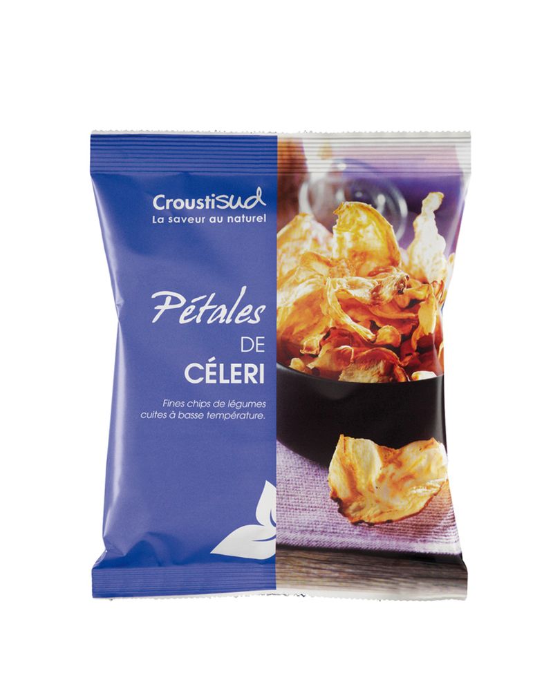 Pétales de chips de légumes - CROUSTISUD - céleri