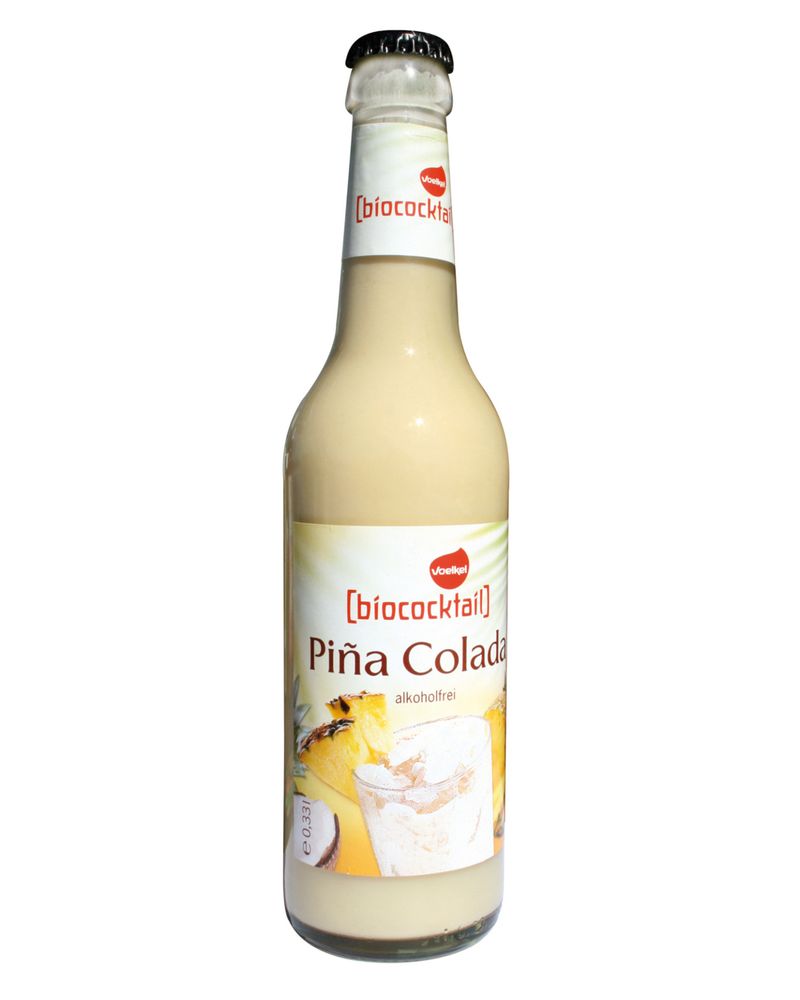 Pina Colada, cocktail bio - VOELKEL - jus d’ananas et de lait de coco