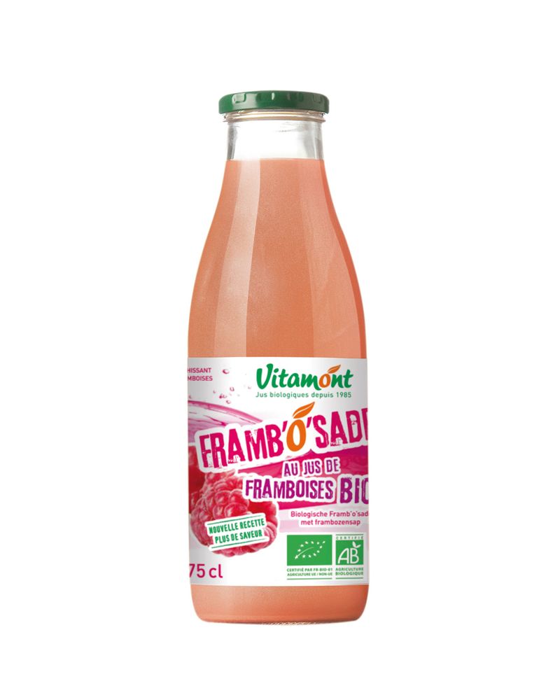 Framb’o’sade - VITAMONT - Déclinaison de la citronnade avec de la framboise