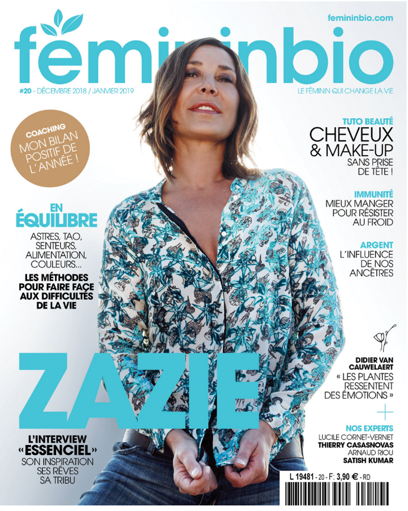 Femininbio magazine 20 zazie décembre 2018 janvier 2019