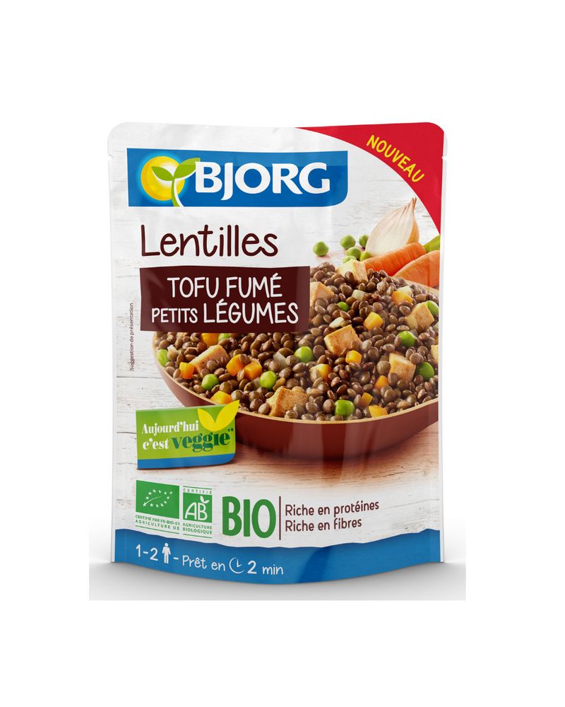 Doypack bjorg lentille tofu fumé