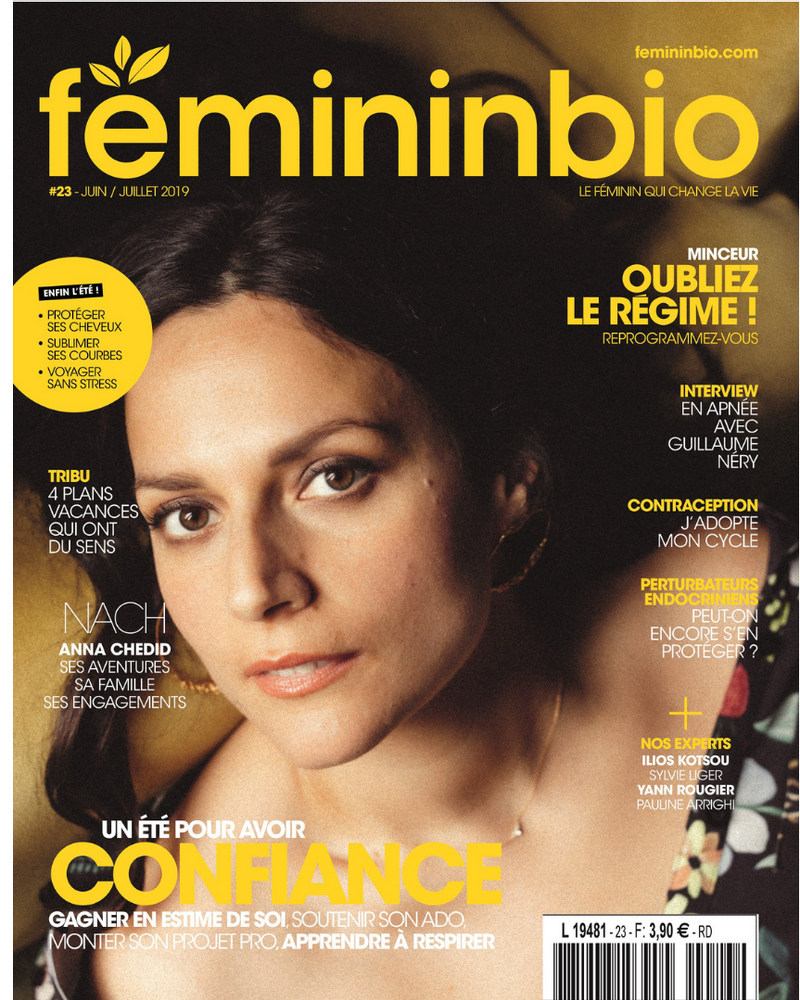 Femininbio magazine 23 confiance anna chedid NACH