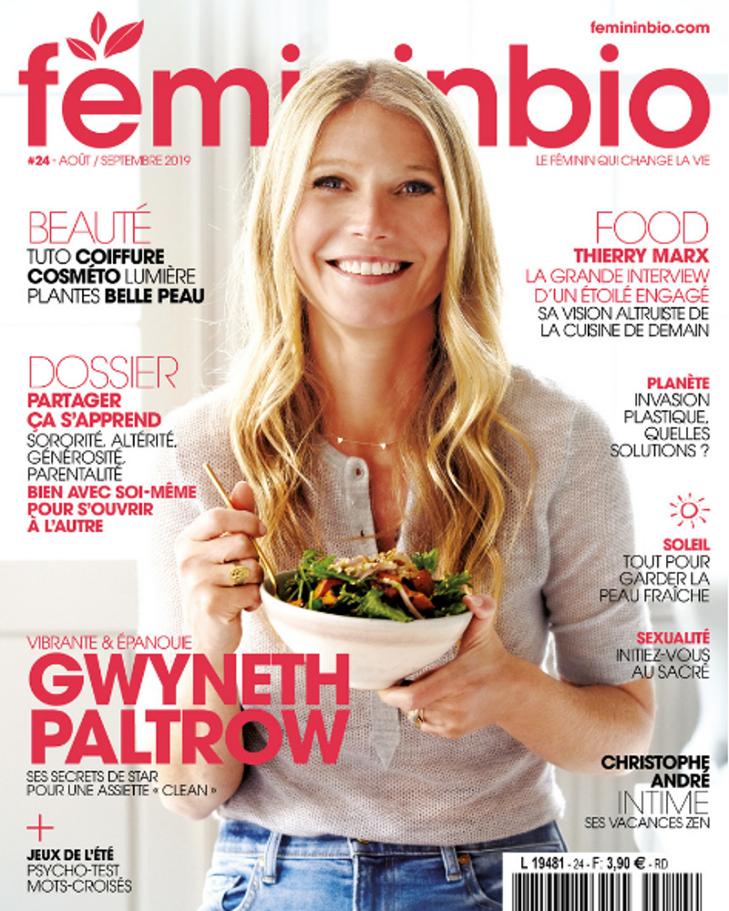 Femininbio magazine 24 partage Gwyneth Paltrow