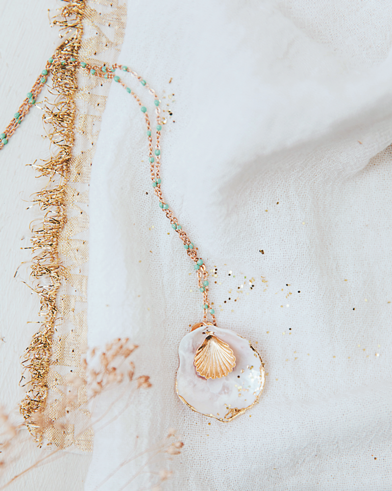 bijoux Chytaii Perles en coquillages de mer coquillages en spirale décoration de la maison peut être utilisé pour décoration de bricolage exquis et beau pour travaux manuels pendentifs 