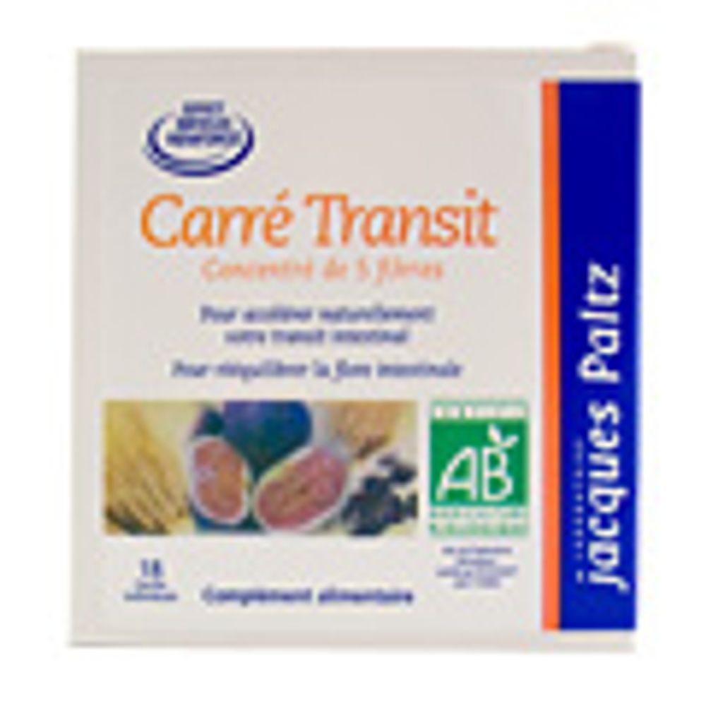 Carrés Transit Figue Et Fibre Gayelord Hauser - 12 Barres, Favorise Le Transit