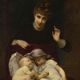 Motherhood peinture Adolphe Piot [Public domain]