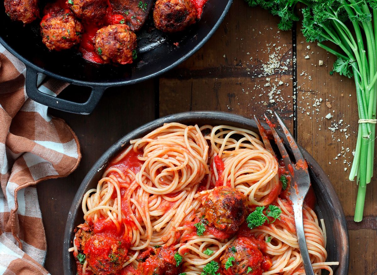 Spaghetti sauce Pomodoro et boulettes de viande - Recettes - EpiSaveurs
