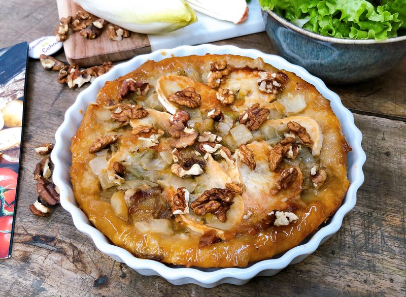 Tarte tatin d'endive au chèvre - FemininBio