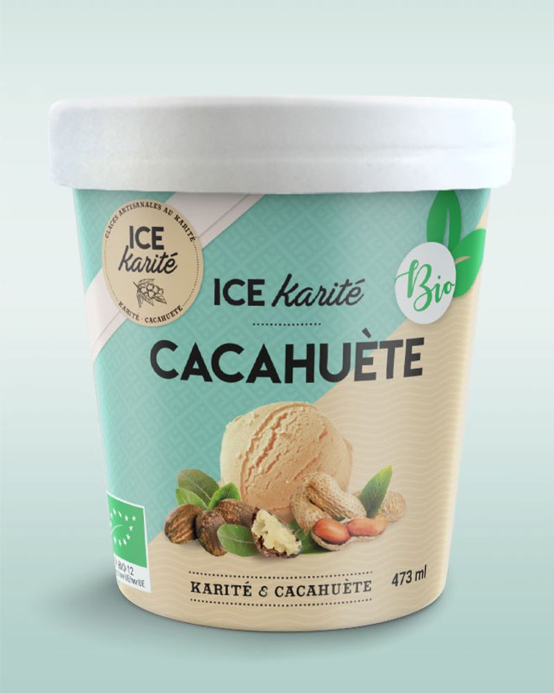 ICE karité, glace à la cacahuète