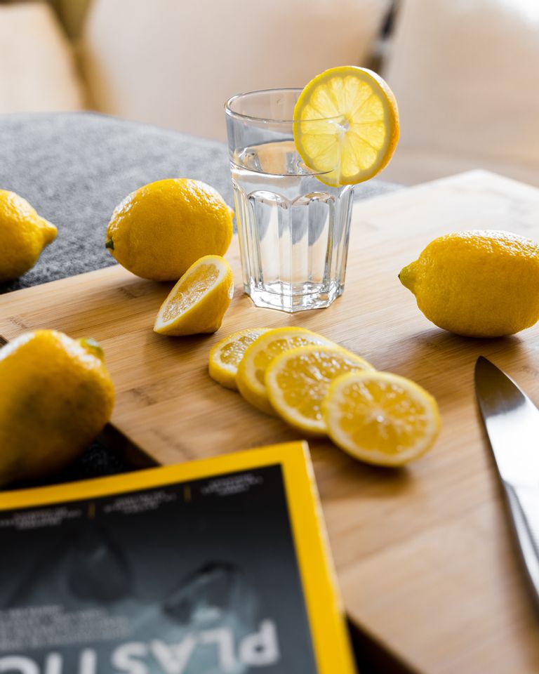 eau detox citron