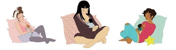 Illustrations tirées du Guide d'allaitement du prématuré, Éditions Fi