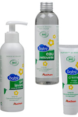 Baby Bio Auchan, une gamme bio qui fleure bon le calendula !
