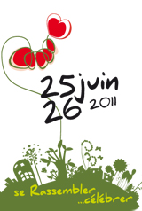 Les 25 et 26 juin 2011, c'est la fête de Amanins pour la terre et l'humanisme !