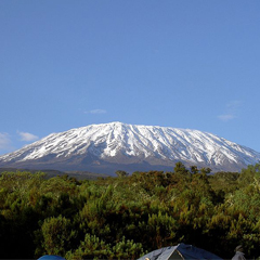Glaciers du Kilimandjaro (Afrique)